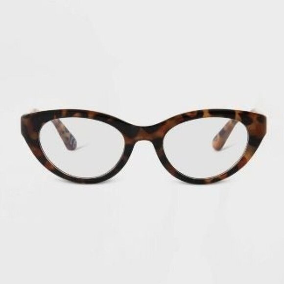 Universal Thread Accessories - Universal Thread Women's Tortoise Print Cateye Blue Light Filtering Glasses
